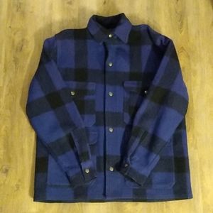 Vintage White Stag Wool Coat